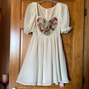 BNWT Whimsical Heart Pattern Dress!